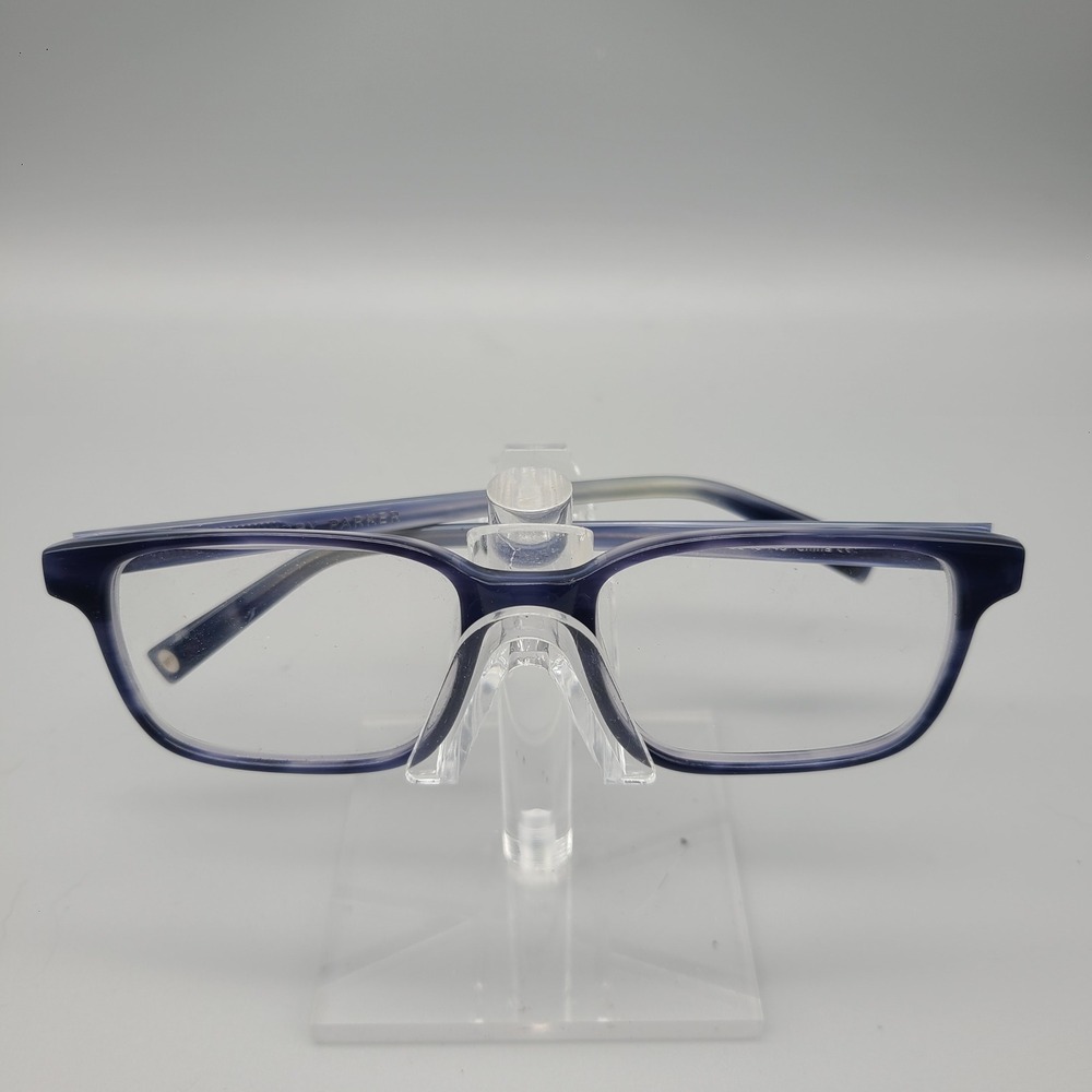 Warby Parker Crane 359 Blue Marble Rectangular Eyeglasses Frames 52-18-145